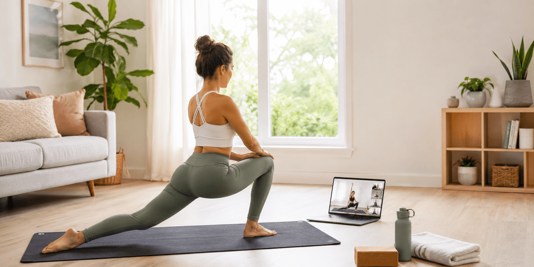 What to Expect in a Live Online Yoga Class at Home