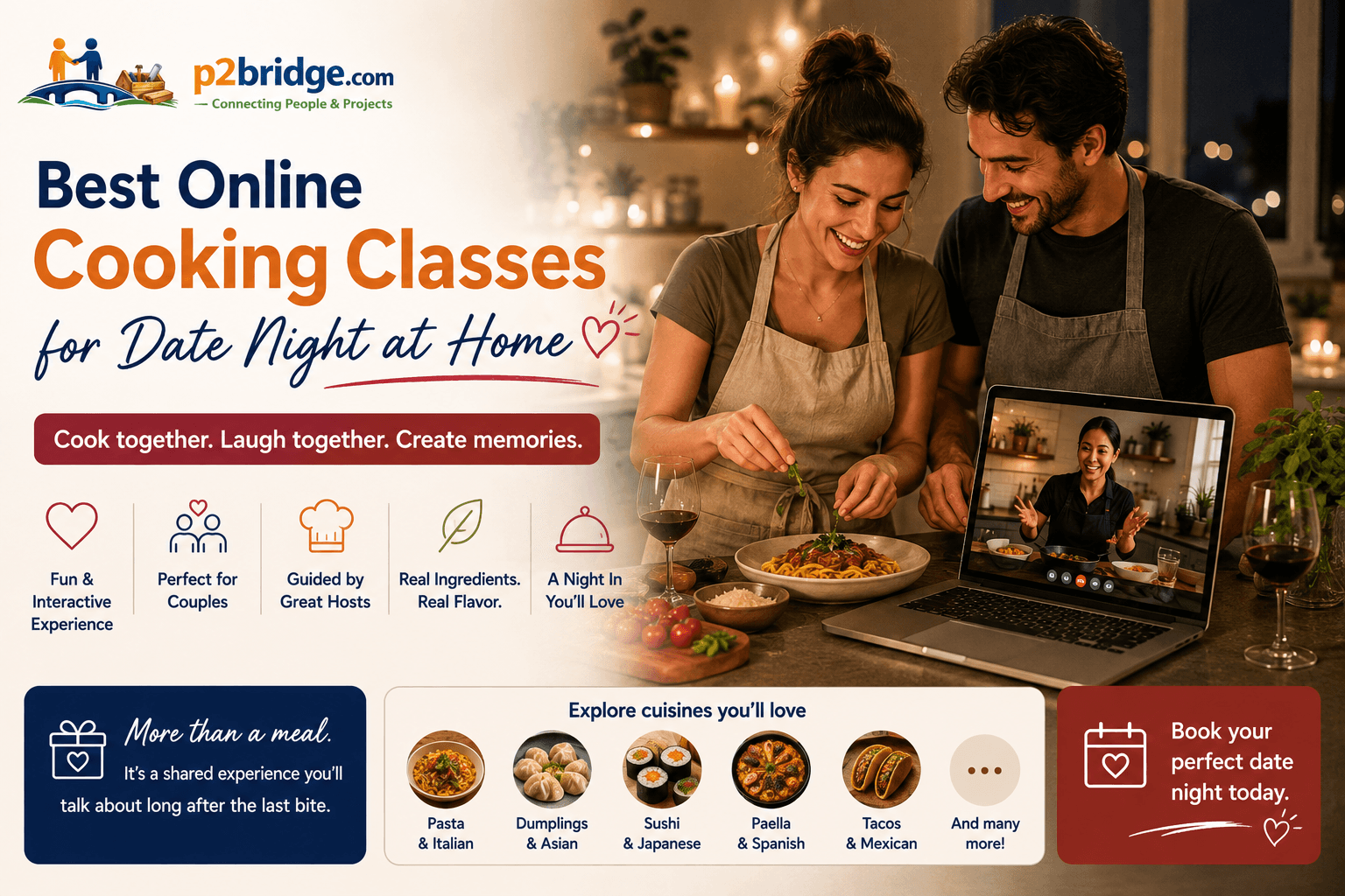 Best Online Cooking Classes for Date Night at Home