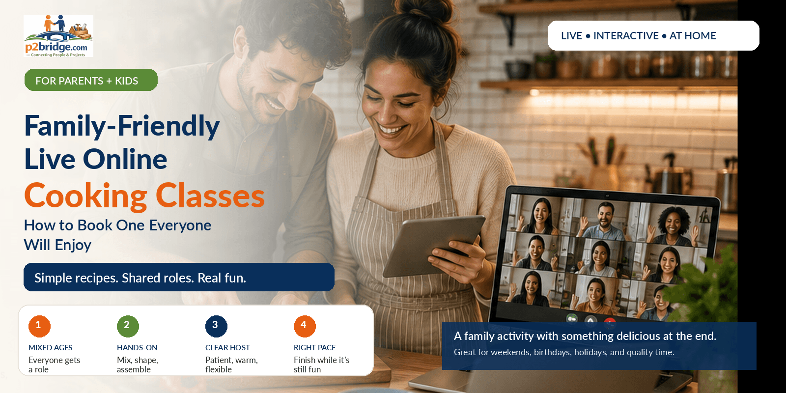 Family-Friendly Live Online Cooking Classes: How to Book One Everyone Will Enjoy