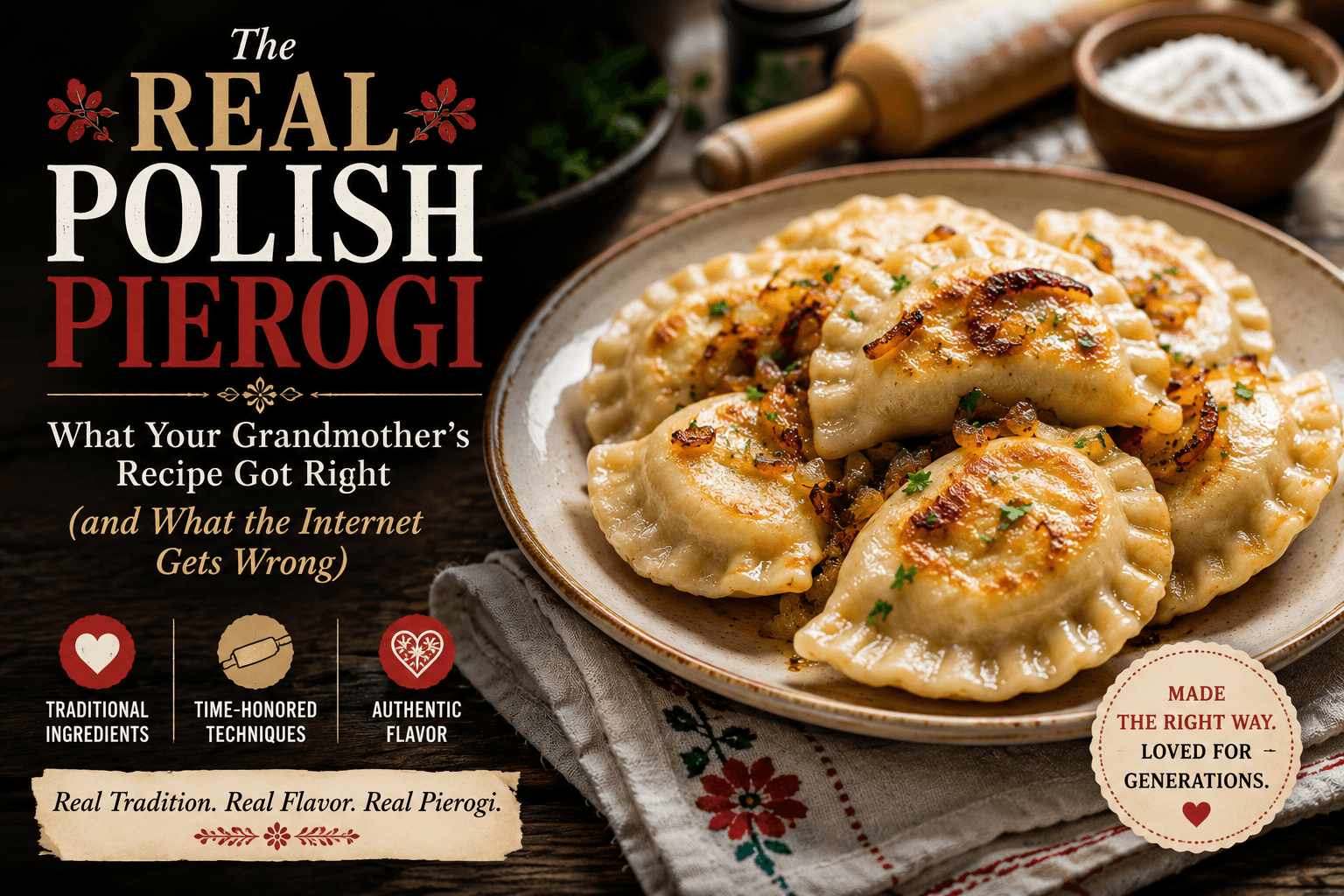 The REAL Polish Pierogi: What Your Grandmother's Recipe Got Right (and What the Internet Gets Wrong)