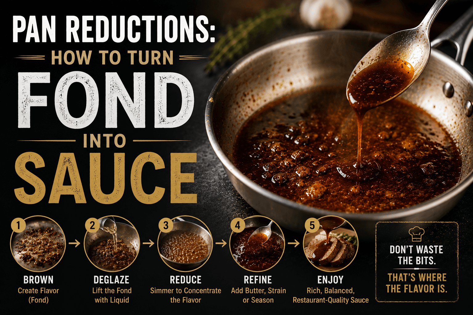 Pan Reductions: How to Turn Fond Into Sauce