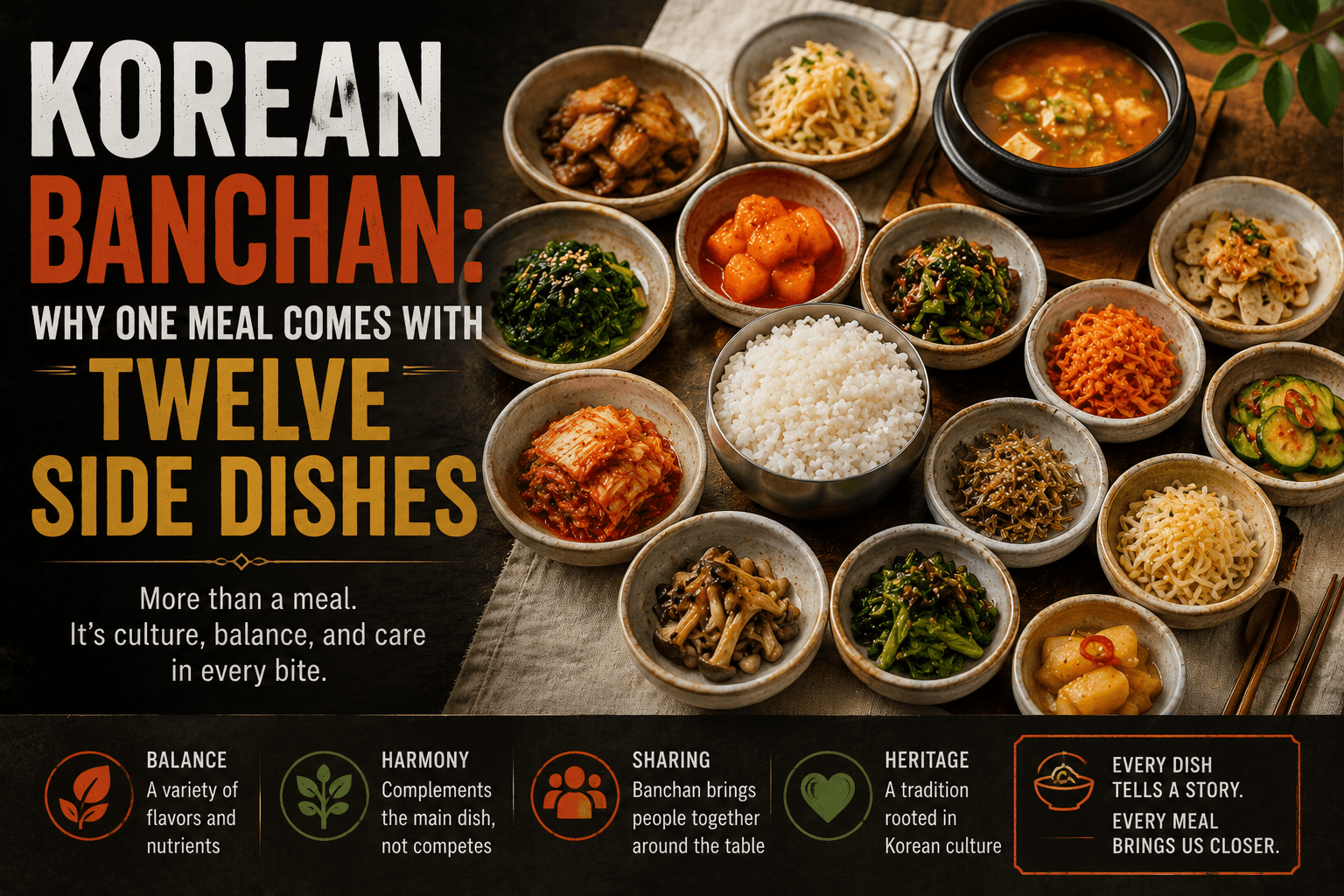 Korean Banchan: Why One Meal Comes With Twelve Side Dishes