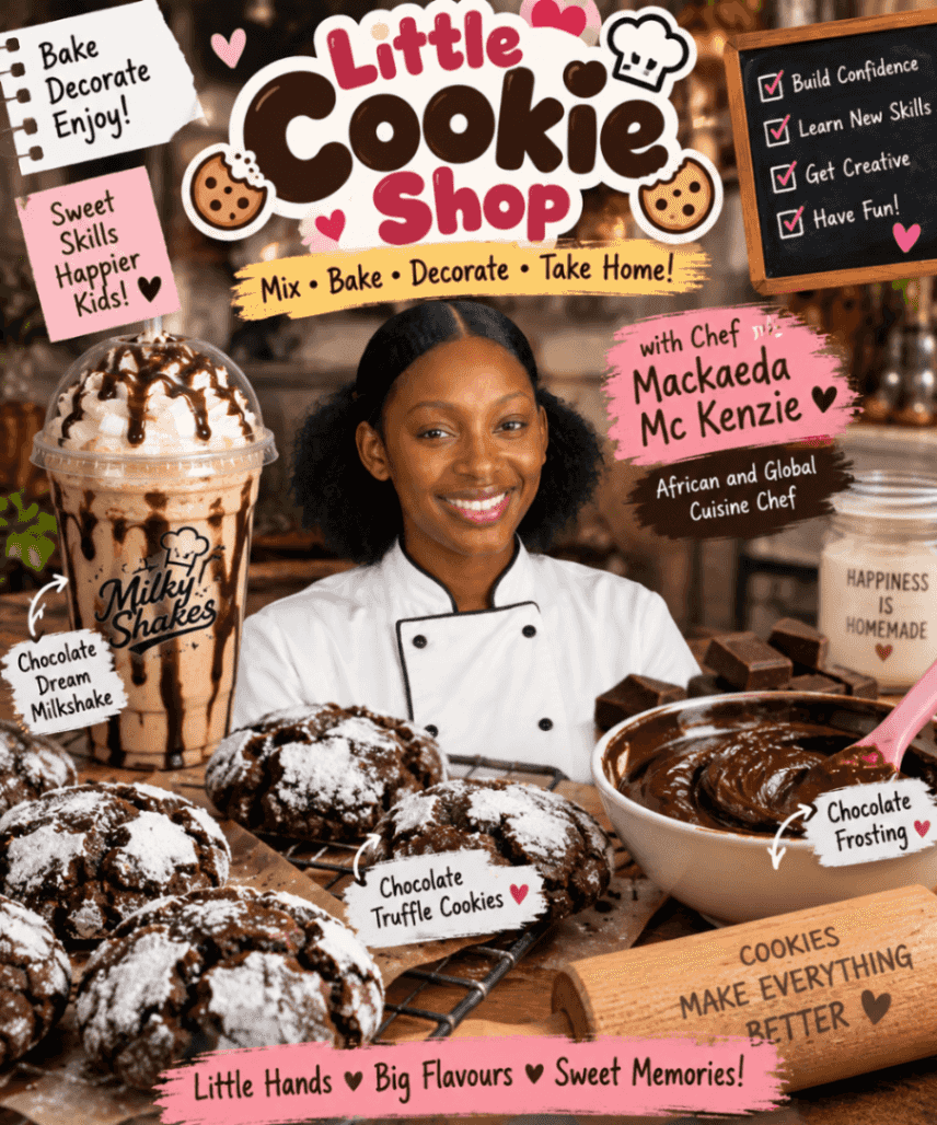 LITTLE COOKIE SHOP background