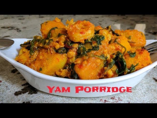 Porridge yam recipe