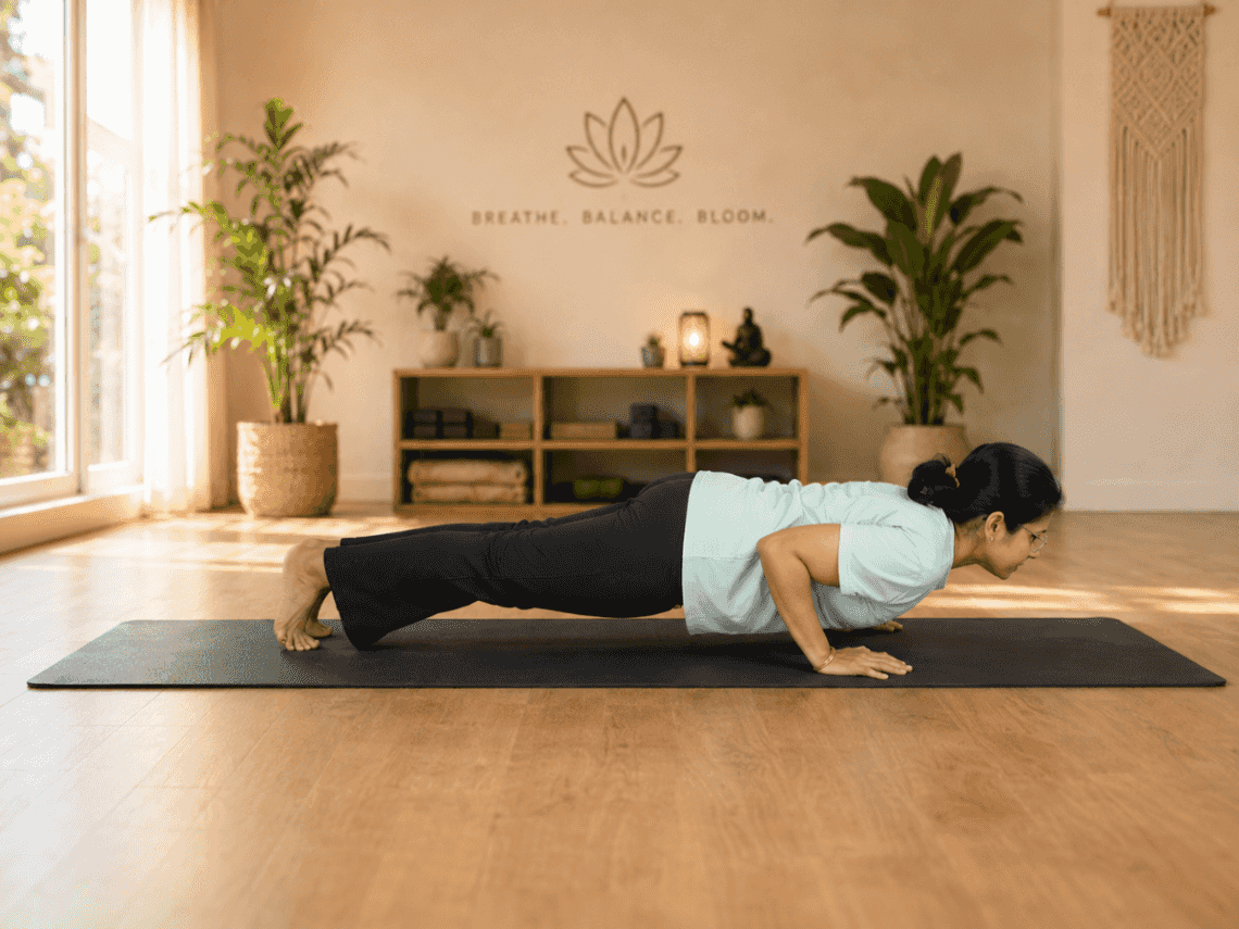 Yoga for Arms strength background