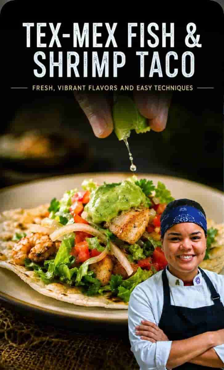 Tex-Mex Fish & Shrimp Taco background