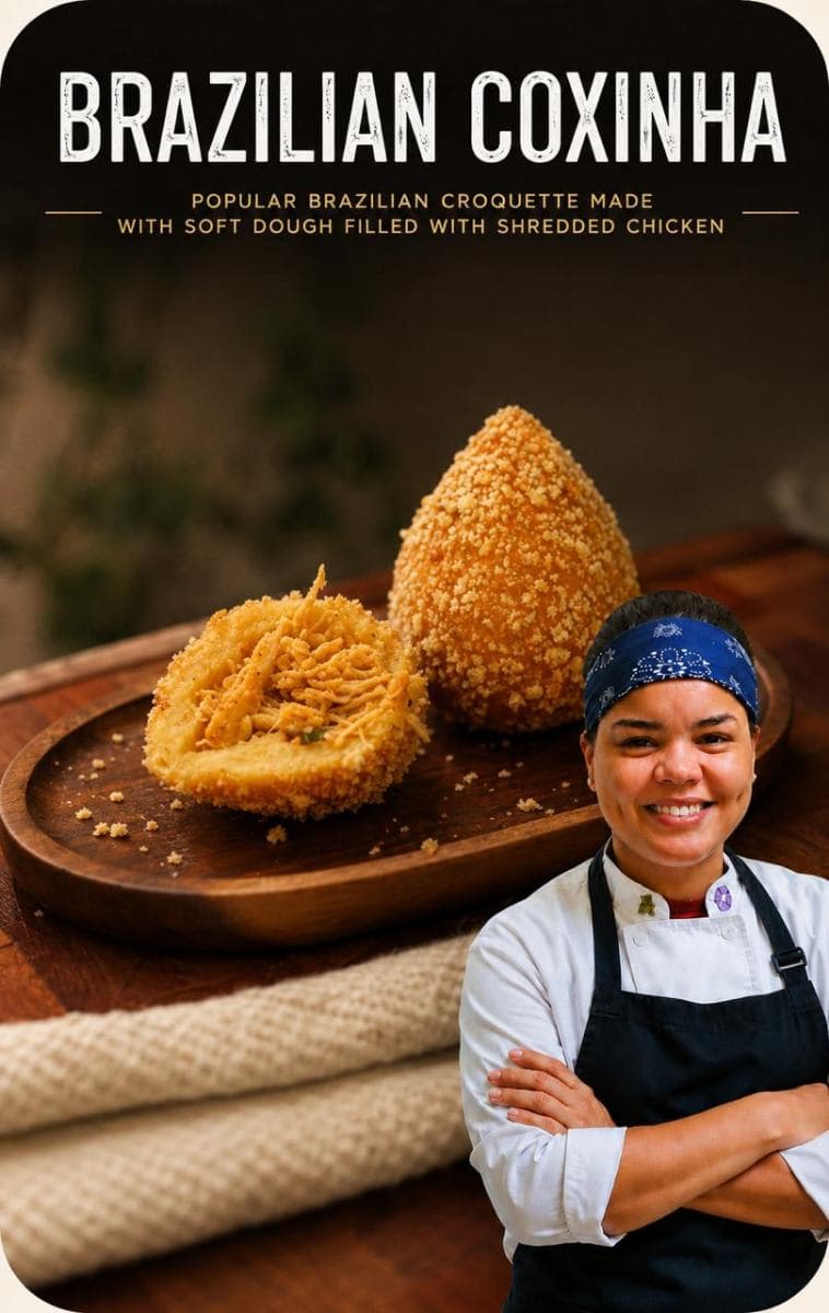 Brazilian Coxinha (Chicken Croquette)