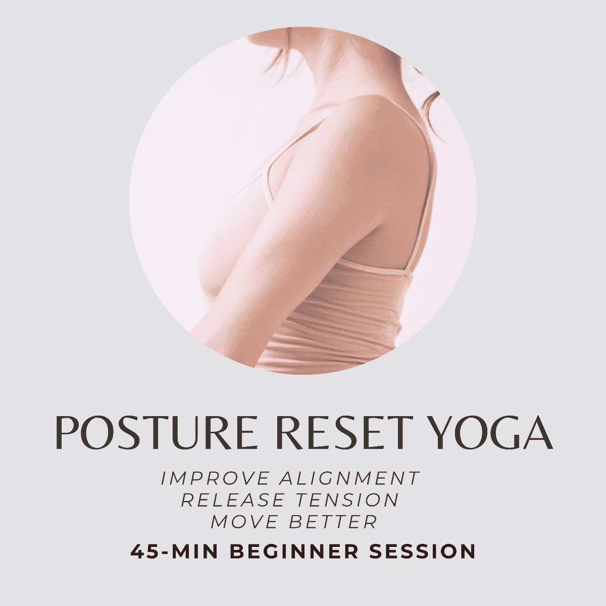 Posture Reset: Yoga for Better Alignment background