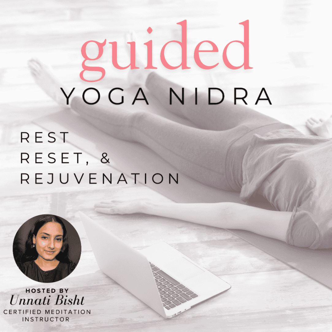 Experience Deep Rest Through Yoga Nidra background
