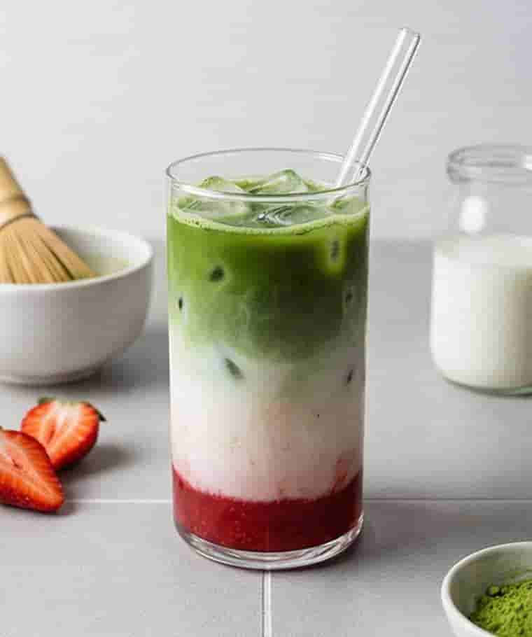 Viral CAFE-Style '3' Matcha drinks Masterclass background